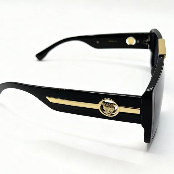 NEW PURE PRESTIGE Iconic Glam Trendy Oversized Designer Style Sunglasses Black - Picture 3 of 5